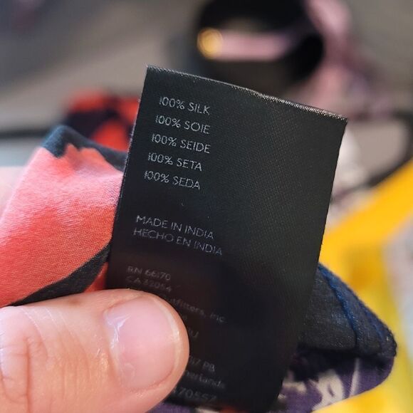 MAEVE Neck-Tie Silk Blouse - Picture 12 of 12